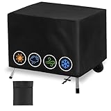 OFFCUP Copertura Barbecue 50 x 46 x 33cm Oxford 210D Impermeabile Anti-UV e Antipolvere Copertura per Barbecue per BBQ Grill Anti Pioggia Polvere Sole Neve