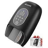 Hand Massager with 9 Modes and 4 Heating for Hot and Cold Therapy Wrist Massager for Arthritis and Carpal Tunnel Relief, Hand Massager with Heat and Compression, Mother's Day Gift, Black