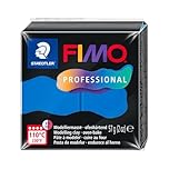STAEDTLER Fimo Professional 8040-300 - Argilla polimerica da modellare in forno, 57 g, 1 blocco, colore: blu