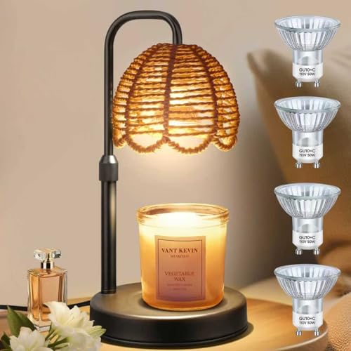 Nacial Boho Candle Warmer Lamp with Timer Dimmable & 4×50W