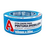 Fita Crepe para Pintura Imobiliaria Azul Neon Adere A327S 45mmx50m