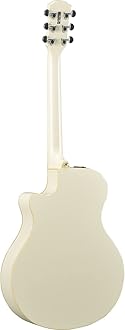 Yamaha APX600 VW Thin Body Acoustic-Electric Guitar, Vintage White