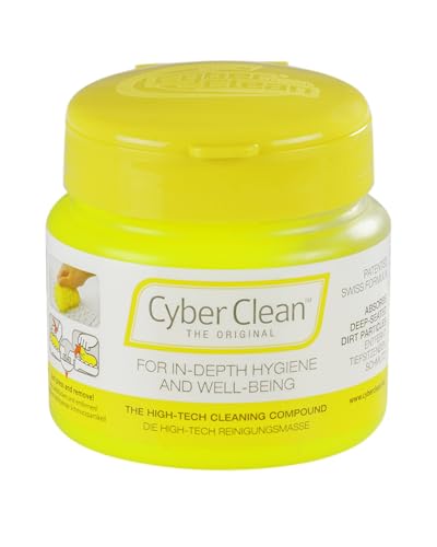 Cyber Clean The Original Reinigungsmasse 145g – Reinigungsgel, Staubentferner, Tastaturreiniger für Haushalt, Elektronik & Auto