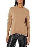 Theory Women's Karenia Yoke Sweater, Beige Canvas, M