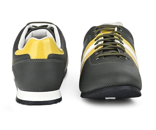 Image of LOUIS STITCH Men's Casual Sneaker | Elastic auto Adjustable Laces Sneakers for Men | Sneakers Shoes | Comfortable and Lightweight | LSPSNK TP