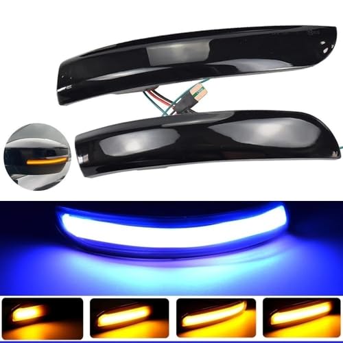 Luz señal giro lateral intermitente dinámico con parpadeo LED secuencial 3