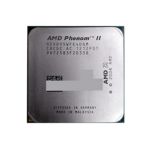 Processeur AMD Phenom II X4 B95 Quad-Core 3.0 GHz Socket AM3 pour PC Bureau