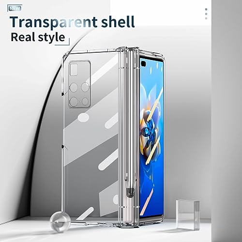 Coque Huawei Mate X2 transparente intégrale avec protège-écran et porte-stylet