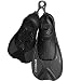 ANGGO Short Swim Fins for Diving and Snorkeling (Black,L)