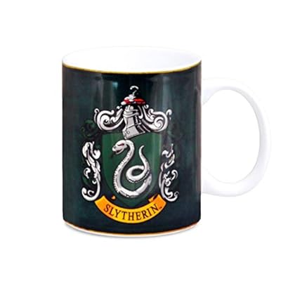 LOGOSHIRT - Pelicula - Harry Potter - Slytherin - Logo - Clásico - Taza de Porcelana - Multicolor - Diseño Original con Licencia | Ya disponible en tu tienda friki favorita! En mundofriki.es!