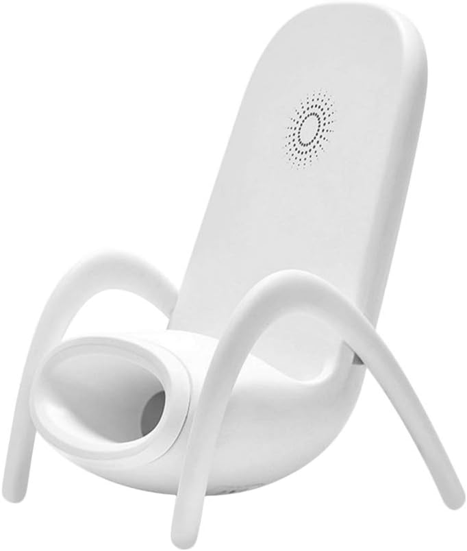 Safe and Fast Wirless Charger,Wireless Charging Stand with Speaker 2 in1 Phone Holder Compatible with Phone 11 Pro Max/X/8 Plus/Samsung S9,S9+,S8,S8+,S7，S7 Edge,NOTE8,NOTE5，S6 Edge+