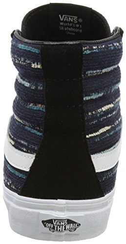 Vans Vans Men's Hi-Top Sneakers, Black Italian Weave Black Multi, 5.5 us