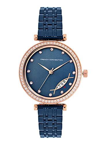 French Connection Spring-Summer 2021 Analog Blue Dial Women's Watch-FCP26UM, Blue