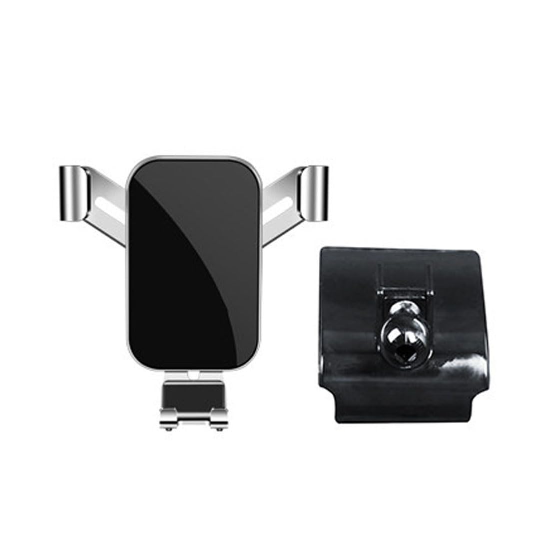 WJYZNB Car Phone Holder,Compatible with Porsche Macan 2014–2024,Car accessories,silver
