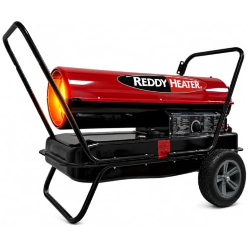 Reddy Heater 180,000 BTU Forced Air Kerosene Heater, Diesel - RFA180CV-2