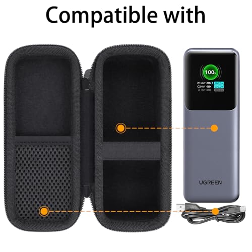 Baval Hard Portable Travel Case Compatible with UGREEN Nexode Power Bank 25000mAh 200W Portable Charger,Case Only - Image 4