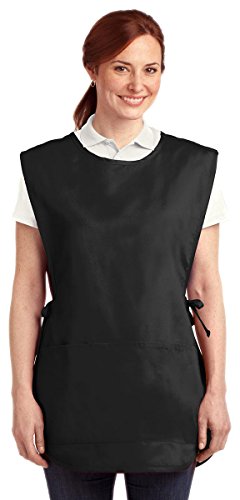 Port Authority Easy Care Cobbler Apron With Stain Release, Black, Small / Medium #TOP22