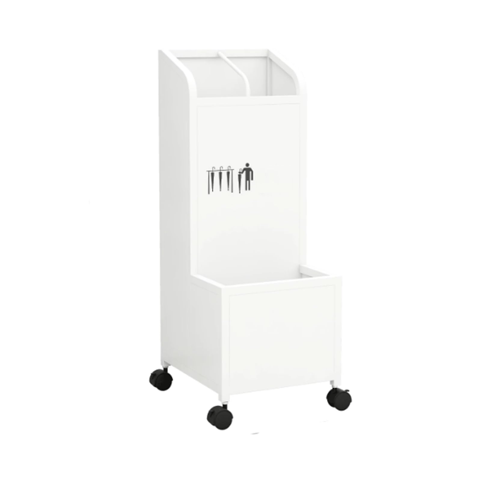 CFY652 Umbrella rack Umbrella Stands And Storage Racks: The Perfect Choice For Hotel Lobbies, Retail Stores, And School Classrooms Office(White,Small)