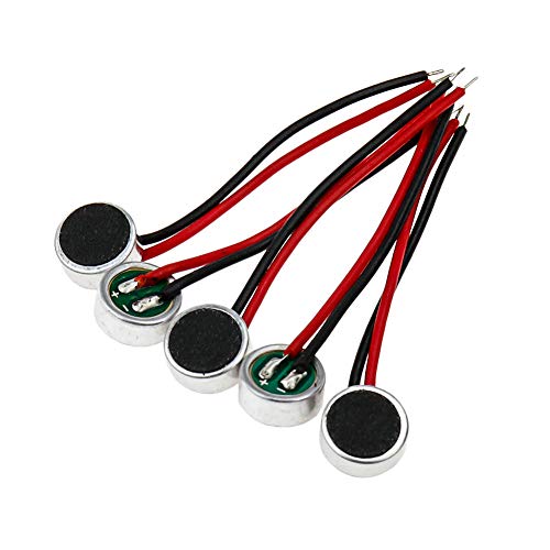 Dahszhi Mic Electret Condenser Stereo Microphone 6Mm Dia 3.5Mm Thick - Pack Of 5 #TOP29