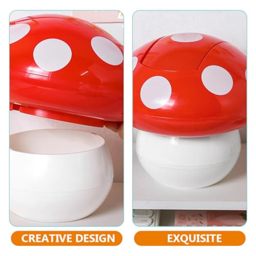 Caneca de basura mini Zerodeko mushroom rectangular miniatura 2