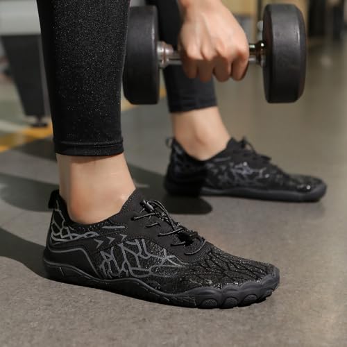 Image of Hike Barefoot Shoes Womens Men,Unisex Barefoot Water Shoes Breathable, Anti-Slip Hiking Footwear for Athletic Wide Toe Shoe Footwear for Hiking, Walking, Running, Yoga, and Water Sports