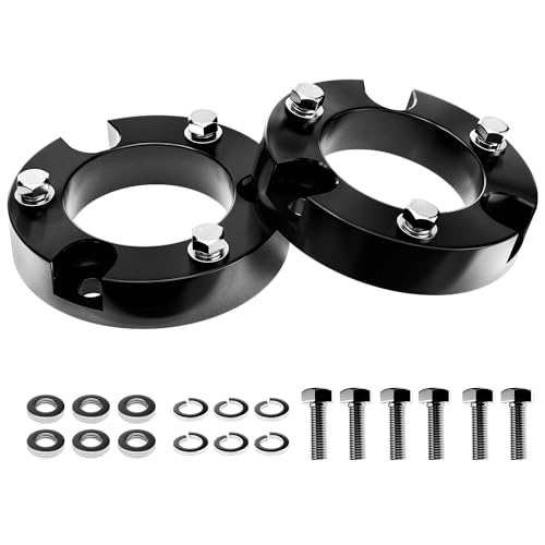 FLYCLE 2 Inch Front Leveling Lift Kits for 1999-2006 Tundra, 2'' Forged Front Strut Spacers Suitable for Tundra 1999-2006 by FLYCLE - Used condition - US$24.10