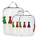 Cubi di imballaggio per viaggi Gioco da tavolo Pedine Cooperazione Compressione Cubi di imballaggio da viaggio Organizzatori di valigie espandibili per bagaglio a mano,Viaggi (set di 3)