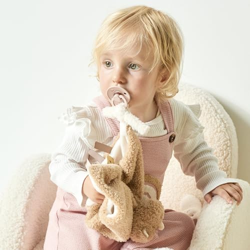 Nattou Comforter Doudou Rhino Teddy, 39 Cm, Teddy Caramel - 5