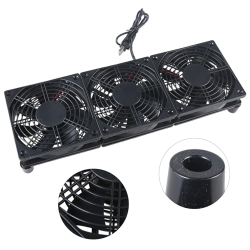 Ventilateur USB 5V étanche pour refroidissement de PC et récepteur - 7