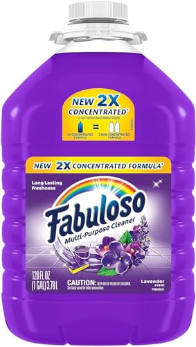 Fabuloso Multi-Purpose Cleaner Concentrate, Floor and Household Surface Cleaner, Makes Up to 64 Gallons, 128 fl oz
