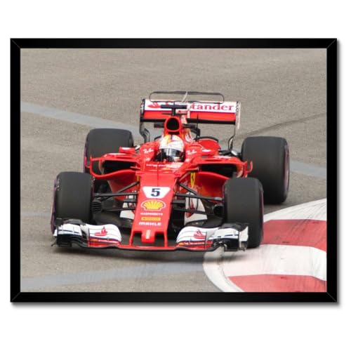 Poster bolide cadre blanc 50x40 cm décoration murale h4982m