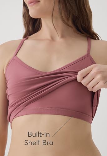 Image of Women's Everyday Shelf Bra Cropped Camisole 3-pack made with Organic Cot Cotton in a Fair Trade Certified Factory