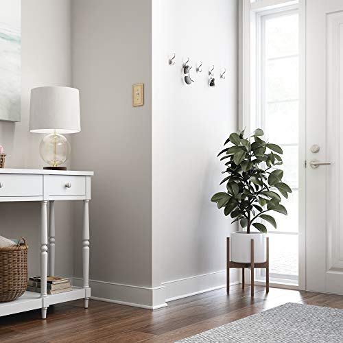 Franklin Brass Coat And Hat Hook With Round Base Wall Hooks 5-Pack, Satin Nickel, B42307M-Sn-C #TOP3