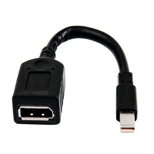 4XEM 4XMDPMDPFA-cable Adattatore per Mini DisplayPort (DisplayPort maschio/femmina RoHS) Nero