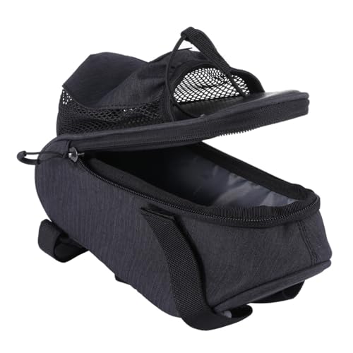 Sacoche de vélo arrière noire Anneome sacoche bagage cyclisme polyester grande capacité