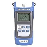 Fiber Optic Cable Tester, Portable Optical Power Meter Optical Fiber Power Meter Tester Fiber Tools SC/FC/ST Connector 800-1700nm -70~+10db(Fiber Optical Power Meter)