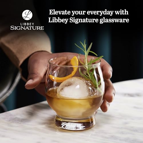 Libbey Signature Whiskey Bourbon Glasses Set of 4, Kentucky Bourbon Trail Whiskey Bar Cocktail Glasses, Tasting Whiskey Glasses for Men by Libbey - Image 2