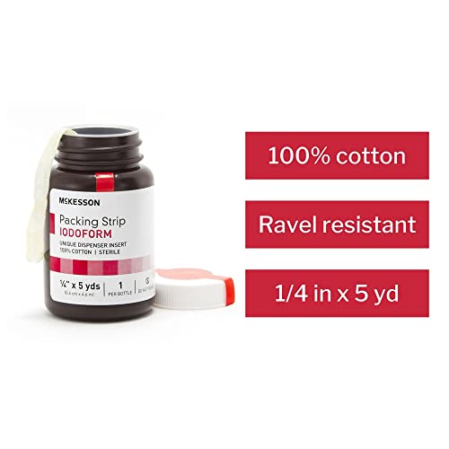 McKesson Packing Strip, Sterile, Cotton, 1/4 in, 1 ct - image 4