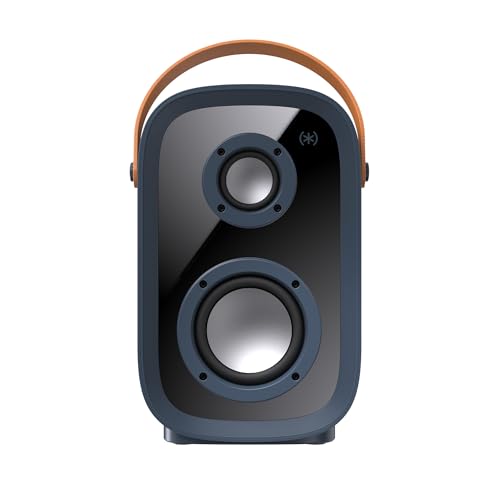 Image of Speck Speaker Gemtones Infinity Speaker Mid- Dark Grey /Chrome /Tan