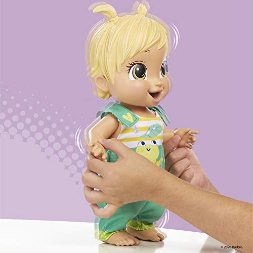 Baby Alive Baby Gotta Bounce Doll, Frog Outfit, Bounces With 25+ Sfx And Giggles, Drinks And Wets, Blonde Hair Toy For Kids Ages 3 And Up #TOP7