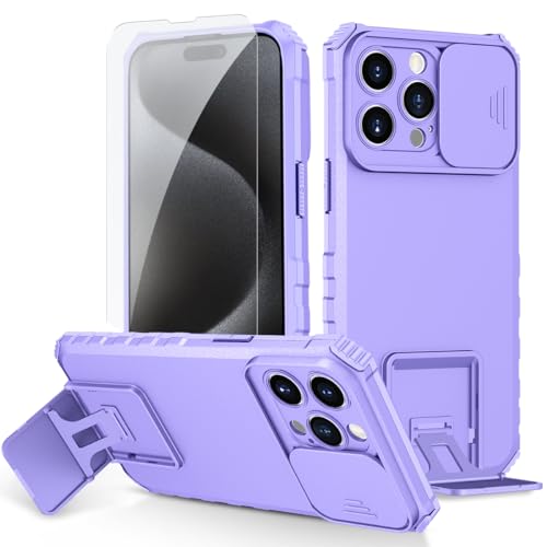 Coque iPhone 15 Pro Max antichoc de qualité militaire protège objectif photo intégré