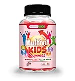 Healthy Fusion Complejo Multivitamínico para niños | Aumenta y fortalece las defensas | Favorece un crecimiento correcto y saludable | Gominolas sin azúcar sabor cereza | 60 unidades