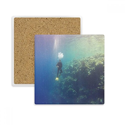 Tasse Coaster l'eau de mer Plongée Nature Science