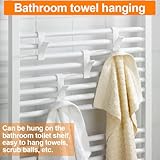 Zoom IMG-2 10 pezzi ganci bianchi rotondi Zoom IMG-2 10 pezzi ganci bianchi rotondi