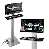 Kwikboost Free Standing Cell Phone Charging Station with Wireless Charging Ledge | Multi-Device Kios