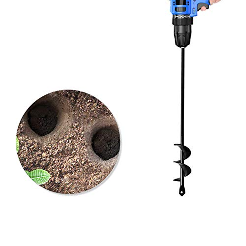 Huappnio Garden Tools Blub Planter For Planting Auger Drill Bit 1.57X17.7 Inches #TOP2