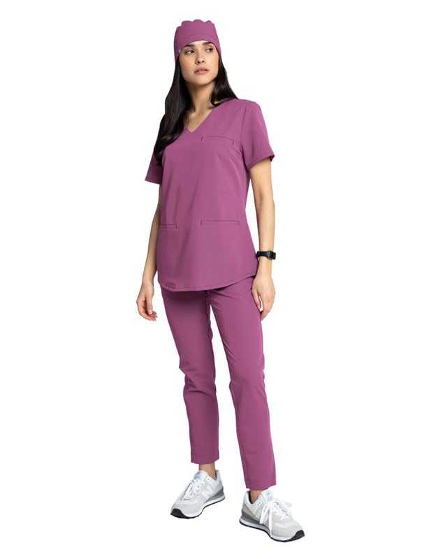Casacca da donna Grace per il medico e la cura – Casacca moderna e comoda con tre pratiche tasche – Abbigliamento medico professionale