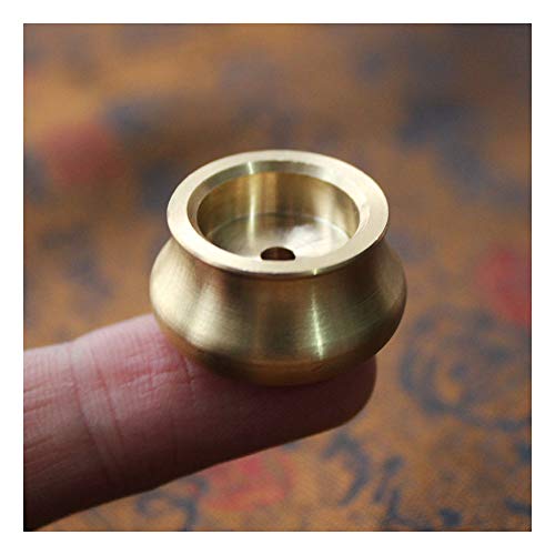 Acxico LB264 3Pcs Mini Dual-Purpose Copper Incense Cone Stick Burner Plate Holder Censer Tower Bowl Home Decoration thumb #2