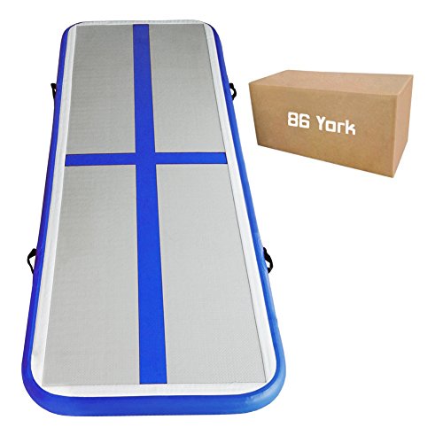 86 York 10ft Inflatable Gymnastics Tumbling Track Mat with Electric Air Pump for Gym/Home/Yoga/Training/Kids/Sport/Taekwondo/Game - Thumbnail 5