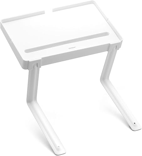 Sleeper Soporte para teléfono y organizador de cables forrado con silicona para mesita de noche antideslizante, espacio pequeño, debajo del colchón,